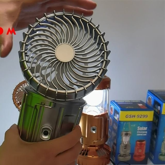 فانوس کمپینگ خورشیدی ۳ کاره مدل GSH-9399 - تصویر 3